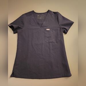 Figs Women's XS Night Sky Catarina Scrub Top